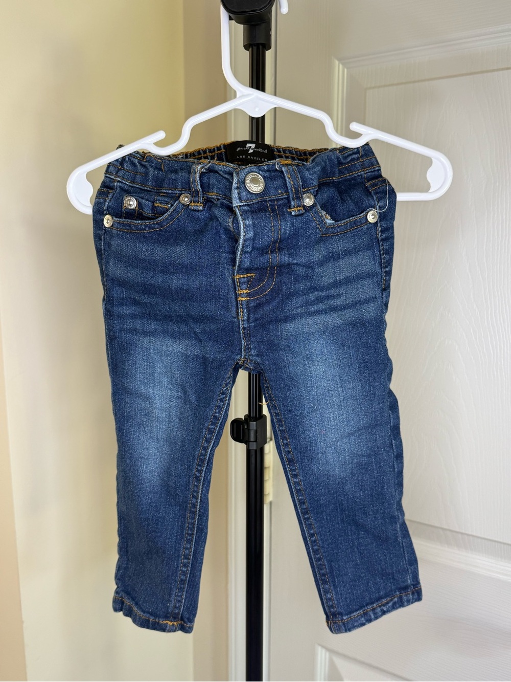 7 For All Mankind Kids Indigo Blue Denim Jeans